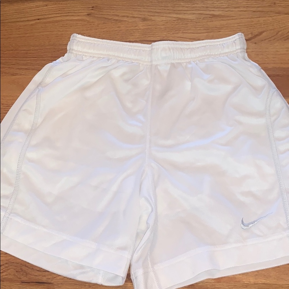 Nike women’s athletic white shorts